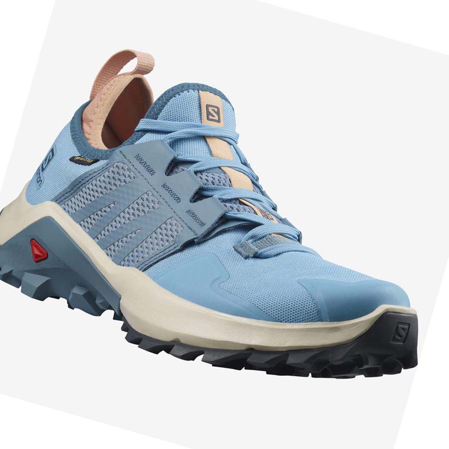 Salomon MADCROSS GORE-TEX Trail Futócipő Női Kék | HU 2887NWY